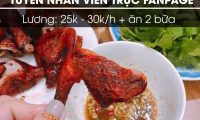 Tuyển nhân viên trực hotlinne& fanpage – Shop đồ ăn đêm Trang Béo Tuyển nhân viên trực hotlinne& fanpage – Shop đồ ăn đêm Trang Béo