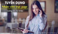 Tuyển nhân viên trực page – Công ty online Tuyển nhân viên trực page – Công ty online