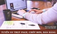Tuyển nhân viên trực fanpage full time bao ăn ở Tuyển nhân viên trực fanpage full time bao ăn ở