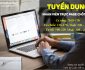Tuyển nhân viên trực Fanpage chốt đơn theo 3 ca Tuyển nhân viên trực Fanpage chốt đơn theo 3 ca