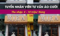 Tuyển nhân viên tư vấn bán hàng – Cửa hàng Mira Wedding Tuyển nhân viên tư vấn bán hàng – Cửa hàng Mira Wedding