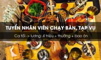 Tuyển nhân viên phục vụ, tạp vụ – Quán Nhậu Nướng Tú Mỡ Tuyển nhân viên phục vụ, tạp vụ – Quán Nhậu Nướng Tú Mỡ
