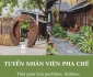 Tuyển nhân viên pha chế parttime, fulltime