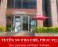 Tuyển nhân viên pha chế, phục vụ cafe parttime