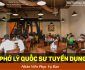 Tuyển nhân viên phục vụ bàn Tuyển nhân viên phục vụ bàn