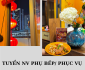 Tuyển nhân viên phục vụ, phụ bếp – Quán ăn cơm chưa Tuyển nhân viên phục vụ, phụ bếp – Quán ăn cơm chưa