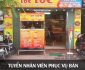 Tuyển nhân viên phục vụ bàn theo ca Tuyển nhân viên phục vụ bàn theo ca