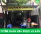 Tuyển nhân viên phục vụ bàn – Quán ngan 3B Tuyển nhân viên phục vụ bàn – Quán ngan 3B