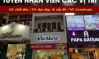 Tuyển nhân viên chốt đơn, dọn hàng, livestream – Shop thời trang Rain Bow Tuyển nhân viên chốt đơn, dọn hàng, livestream – Shop thời trang Rain Bow