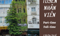 Tuyển nhân viên phục vụ, pha chế, thu ngân – SenCafe