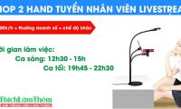 Tuyển nhân viên bán hàng live stream – Shop thời trang 2 Hand Tuyển nhân viên bán hàng live stream – Shop thời trang 2 Hand