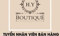 Tuyển nhân viên bán hàng – Shop Hy Boutique Tuyển nhân viên bán hàng – Shop Hy Boutique