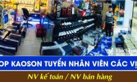 Tuyển nhân viên bán hàng, kế toán – Shop Kaoson