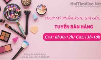 Tuyển nhân viên bán hàng parttime – Shop mỹ phẩm Kute giá gốc Tuyển nhân viên bán hàng parttime – Shop mỹ phẩm Kute giá gốc