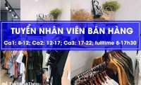 Tuyển nhân viên bán hàng – Shop thời trang Tuyển nhân viên bán hàng – Shop thời trang