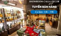 Tuyển nhân viên bán hàng ca chiều – Showroom Calla Decor Tuyển nhân viên bán hàng ca chiều – Showroom Calla Decor