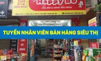 Tuyển nhân viên bán hàng – Cửa hàng tự chọn Happy Bo Mart Tuyển nhân viên bán hàng – Cửa hàng tự chọn Happy Bo Mart