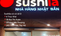 Tuyển nhân viên bếp, phụ bếp, phục vụ và thu ngân – Nhà hàng Nhật Bản Sushila Tuyển nhân viên bếp, phụ bếp, phục vụ và thu ngân – Nhà hàng Nhật Bản Sushila