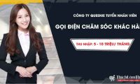 Tuyển nhân viên telesales lương 5 – 10 triệu – Công ty CP Dược Mỹ Phẩm Queenie Tuyển nhân viên telesales lương 5 – 10 triệu – Công ty CP Dược Mỹ Phẩm Queenie