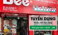 Tuyển nhân viên bán hàng – Cửa hàng quần áo trẻ em Bee’Shop Tuyển nhân viên bán hàng – Cửa hàng quần áo trẻ em Bee’Shop
