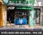 Tuyển nhân viên phục vụ theo ca – Quán trà sữa T2 Tuyển nhân viên phục vụ theo ca – Quán trà sữa T2