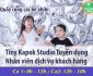 Tuyển nhân viên chăm sóc khách hàng – Studio Tiny Kapok Tuyển nhân viên chăm sóc khách hàng – Studio Tiny Kapok
