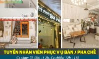 Tuyển nhân viên phục vụ, pha chế – Trà Chanh – Lau Cà Phê Tuyển nhân viên phục vụ, pha chế – Trà Chanh – Lau Cà Phê