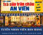 Tuyển nhân viên bán hàng trà sữa parttime