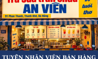 Tuyển nhân viên bán hàng trà sữa parttime