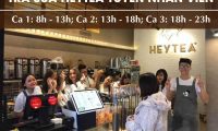 Tuyển nhân viên thu ngân, pha chế – Quán trà sữa Heytea Tuyển nhân viên thu ngân, pha chế – Quán trà sữa Heytea