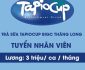 Tuyển nhân viên bán hàng – Quầy Trà sữa Tapiocup BigC Thăng Long Tuyển nhân viên bán hàng – Quầy Trà sữa Tapiocup BigC Thăng Long
