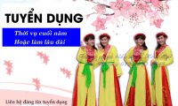 Tuyển nhân viên bán hàng thời vụ đến tết hoặc lâu dài – Cửa hàng trang phục biểu diễn Hoa Mai Tuyển nhân viên bán hàng thời vụ đến tết hoặc lâu dài – Cửa hàng trang phục biểu diễn Hoa Mai