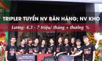 Tuyển nhân viên bán hàng, kho – Shop thời trang Tripler Tuyển nhân viên bán hàng, kho – Shop thời trang Tripler