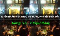 Tuyển nhân viên phục vụ, phụ bếp – Cửa hàng Fastfood Chips Tuyển nhân viên phục vụ, phụ bếp – Cửa hàng Fastfood Chips