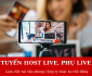 Tuyển nhân viên livestream, phụ live làm tại nhà hoặc công ty