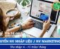 Tuyển nhân viên nhập liệu, quản lý fanpage – Shop online Tuyển nhân viên nhập liệu, quản lý fanpage – Shop online