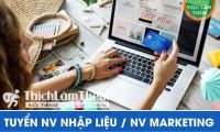 Tuyển nhân viên nhập liệu, quản lý fanpage – Shop online Tuyển nhân viên nhập liệu, quản lý fanpage – Shop online