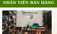 Tuyển nhân viên bán hàng giày nam parttime
