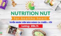 Tuyển nhân viên bán hàng ca chiều + tối – Cửa hàng Tropical Nuts Tuyển nhân viên bán hàng ca chiều + tối – Cửa hàng Tropical Nuts