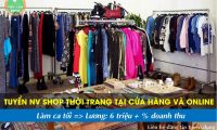 Tuyển nhân viên bán hàng tại shop và online – Shop online Tuyển nhân viên bán hàng tại shop và online – Shop online