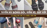 Tuyển nhân viên đóng gói, sắp xếp hàng hoá – Shop giày dép nữ Tuyển nhân viên đóng gói, sắp xếp hàng hoá – Shop giày dép nữ