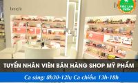Tuyển nhân viên bán hàng – Shop mỹ phẩm Kutegiagoc Tuyển nhân viên bán hàng – Shop mỹ phẩm Kutegiagoc