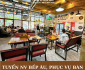 Tuyển nhân viên phục vụ bàn, bếp âu Tuyển nhân viên phục vụ bàn, bếp âu
