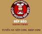 Tuyển nhân viên phụ bếp, ship cơm cửa hàng bếp béo