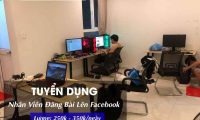 Tuyển nhân viên đăng bài lên fanpage lương 250k-350k/ngày – Công ty bán hàng online Tuyển nhân viên đăng bài lên fanpage lương 250k-350k/ngày – Công ty bán hàng online
