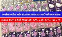 Tuyển nhân viên làm hàng hanmade, chốt đơn – Shop Ha Viet Tuyển nhân viên làm hàng hanmade, chốt đơn – Shop Ha Viet