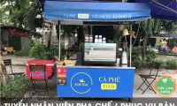 Tuyển nhân viên bán hàng – Quán Coffee Take Away Tuyển nhân viên bán hàng – Quán Coffee Take Away