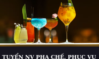 Tuyển nhân viên pha chế, phục vụ bàn