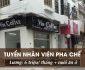 Tuyển nhân viên pha chế bao ăn ở – Quán Vin Coffee Tuyển nhân viên pha chế bao ăn ở – Quán Vin Coffee
