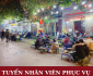 Tuyển nhân viên phục vụ bàn